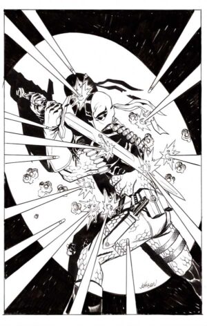 Deathstroke #39 Variant by Dave Johnson