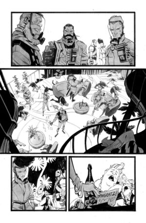 Space Bandits #1 p.05 by Matteo Scalera