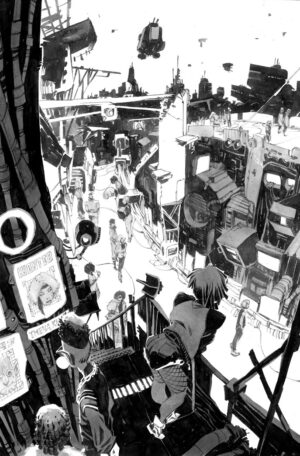 Space Bandits #1 p.11 by Matteo Scalera