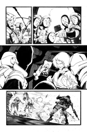 Space Bandits #1 p.15 by Matteo Scalera