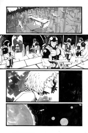 Space Bandits #1 p.21 by Matteo Scalera