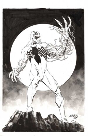 Venom #17 Variant Cover by Dave Johnson