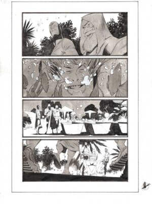 Space Bandits #3 p.03 by Matteo Scalera