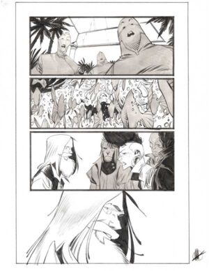 Space Bandits #3 p.12 by Matteo Scalera