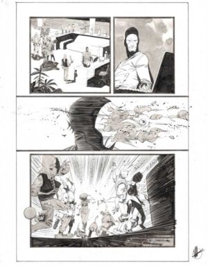 Space Bandits #3 p.14 by Matteo Scalera