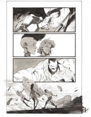 Space Bandits #4 p.03 by Matteo Scalera