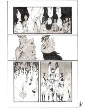 Space Bandits #4 p.10 by Matteo Scalera