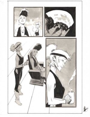 Space Bandits #4 p.13 by Matteo Scalera