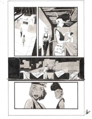 Space Bandits #4 p.14 by Matteo Scalera