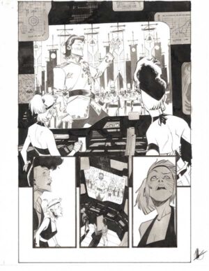 Space Bandits #4 p.15 by Matteo Scalera