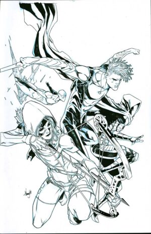 Young Justice #14 Cover by John Timms