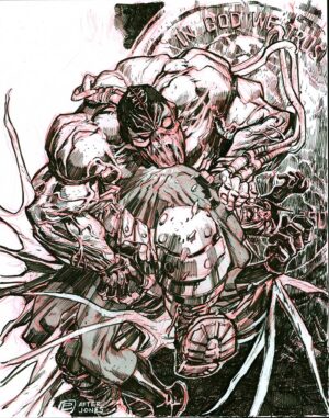 Batman Knightfall #497 Cover Recreation by Eric Canete