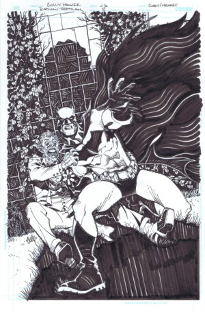 Batman Reptilian #3 Cover by Cully Hamner