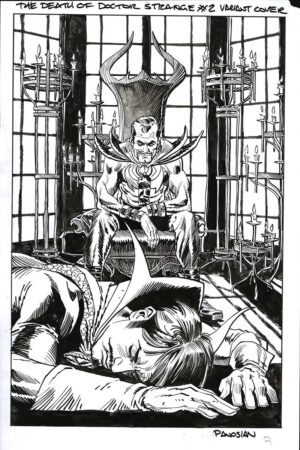 Death of Dr. Strange #2 Cover by Dan Panosian