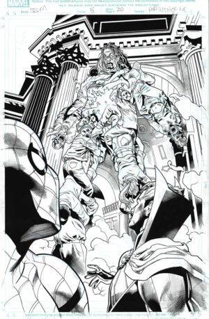Superior Spider-Man #5 p.20 by Mike Hawthorne and Wade von Grawbadger