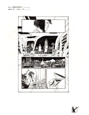 The Ambassadors #6 Prelim p.02 by Matteo Scalera