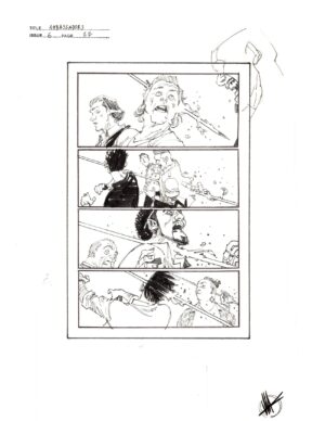 The Ambassadors #6 Prelim p.22 by Matteo Scalera