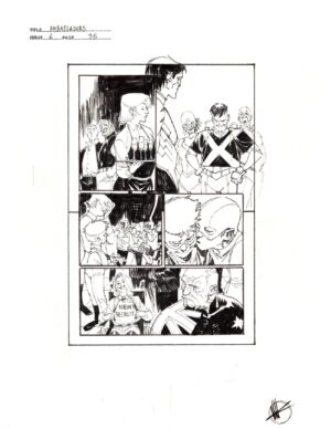 The Ambassadors #6 Prelim p.35 by Matteo Scalera