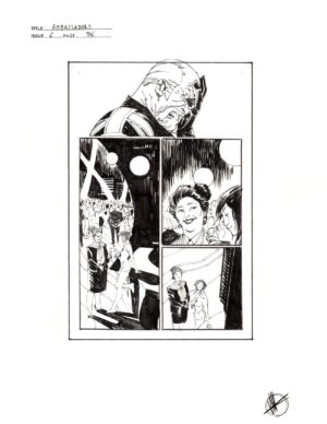 The Ambassadors #6 Prelim p.36 by Matteo Scalera