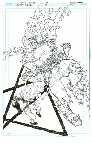 Ghost Rider #21 Cover by Cully Hamner