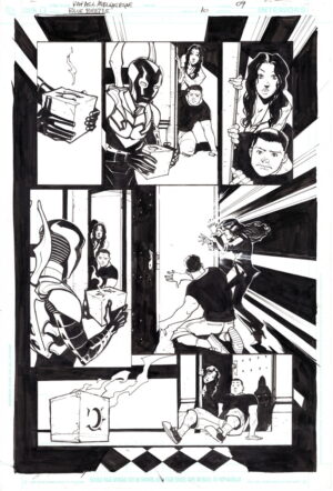 Blue Beetle #10 Page 9 by Rafael Albuquerque