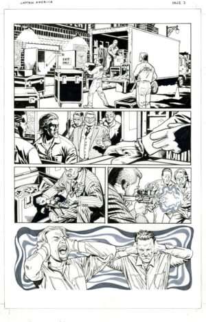 Captain America #701 p.14 by JG Jones