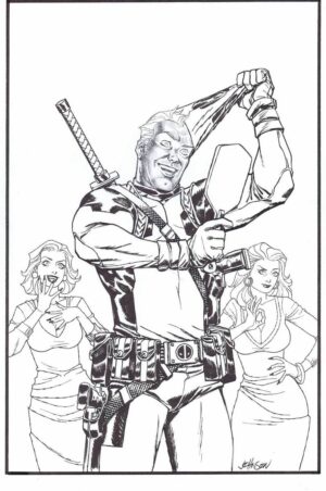 Deadpool #55 Cover by Dave Johnson