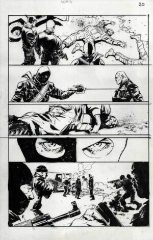 Deathstroke #9 p.20 by Cary Nord