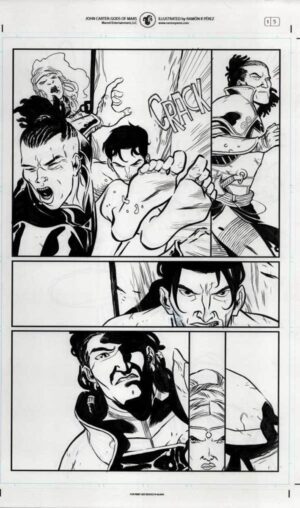 John Carter: The Gods of Mars #1 p.03 A by Ramon Perez
