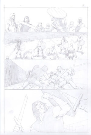 Conan #5 p.14 by Cary Nord