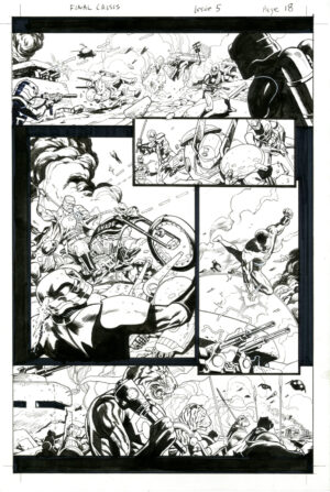 Final Crisis #5 p.18 by JG Jones