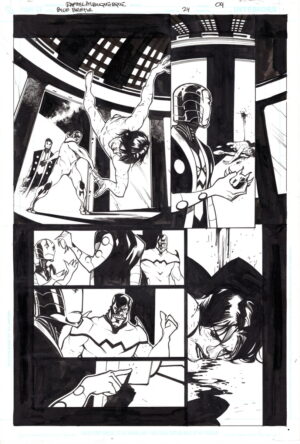 Blue Beetle #24 Page 4 by Rafael Albuquerque