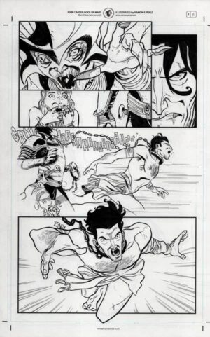 John Carter: The Gods of Mars #1 p.11 by Ramon Perez