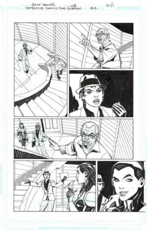 Detective Comics: The Question #862 Page 01 by Cully Hamner