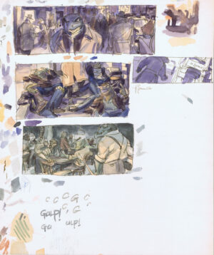 Lizard Prelim by Juanjo Guarnido