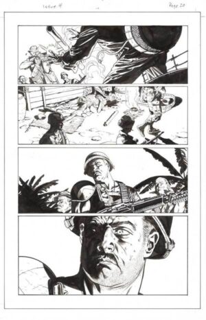 Before Watchmen: Comedian #4 p.20 by JG Jones