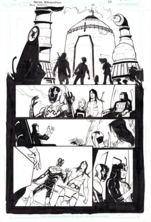 Blue Beetle #11 Page 13 by Rafael Albuquerque