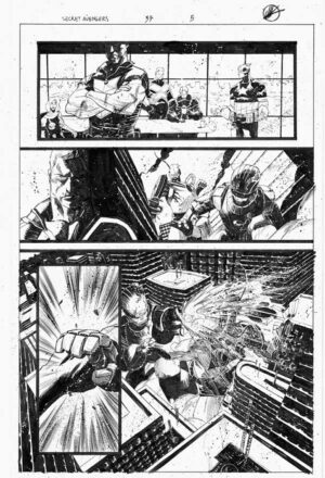 Secret Avengers Issue 37 Page 05 by Matteo Scalera