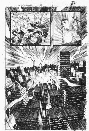 Secret Avengers Issue 37 Page 16 by Matteo Scalera