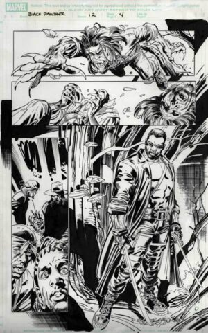 Black Panther #12 p.04 by Scott Eaton & Klaus Janson