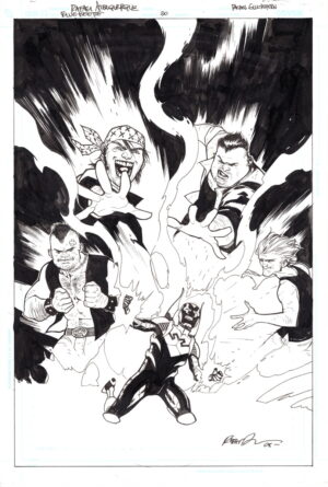 Blue Beetle #30 Cover by Rafael Albuquerque