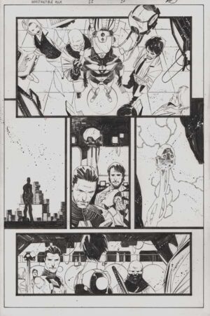 Indestructible Hulk #11 p.17 by Matteo Scalera
