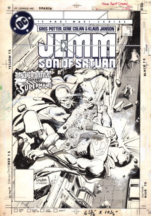 Jemm: Son of Saturn #4 Cover by Gene Colon & Klaus Janson