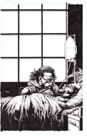 Walking Dead Deluxe #77 Cover by David Finch