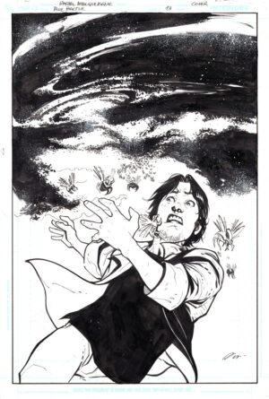 Unused Blue Beetle #13 Cover by Rafael Albuquerque