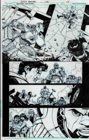 Action Comics #1 p.18 by Cully Hamner