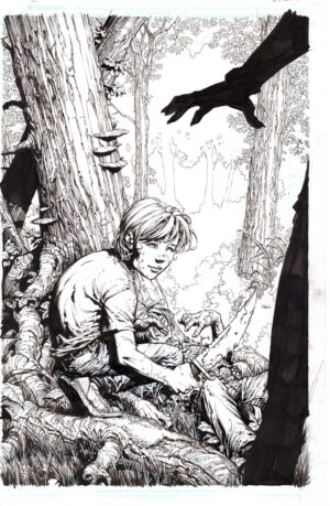 Walking Dead Deluxe #61 Cover by David Finch