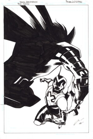 Blue Beetle #34 Cover by Rafael Albuquerque