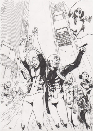 Teen Titans #8 Cover by Bengal