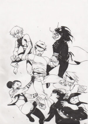 Teen Titans #10 Cover by Bengal